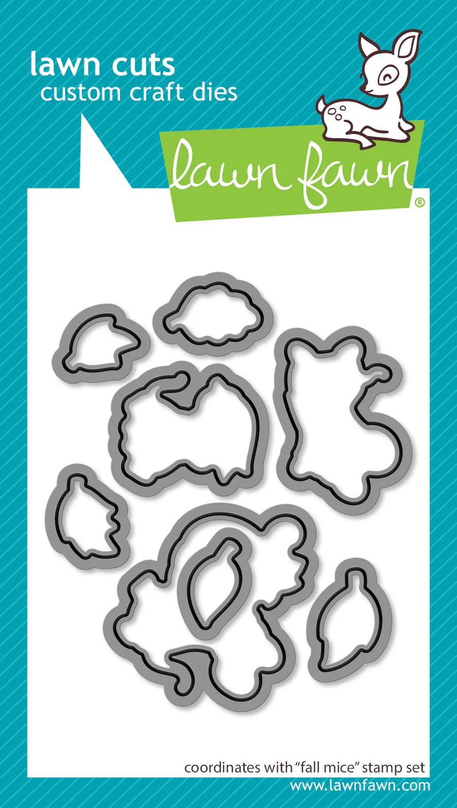 **NEW* - Lawn Fawn - fall mice lawn cuts