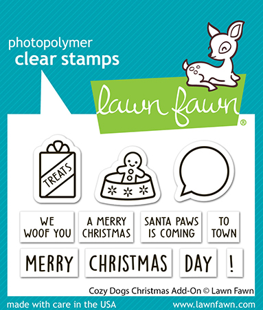 **NEW* - Lawn Fawn - cozy dogs christmas add-on