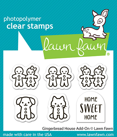 **NEW* - Lawn Fawn - gingerbread house add-on