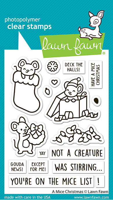 **NEW* - Lawn Fawn - a mice christmas