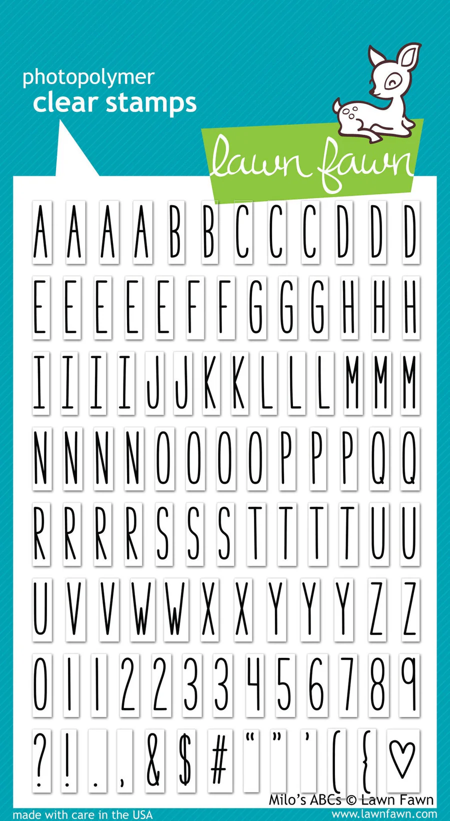 **NEW* - Lawn Fawn - milo's ABCs