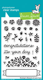 Lawn Fawn- Stamps - Penelope's Blossoms