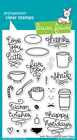 Lawn Fawn- Stamps - Love You A Latte