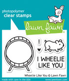 Lawn Fawn- Stamps - Wheelie Like You