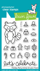 Lawn Fawn- Stamps - Holiday Party Animal