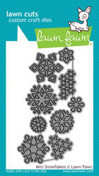 Lawn Fawn- Lawn Cuts - Mini Snowflakes Dies