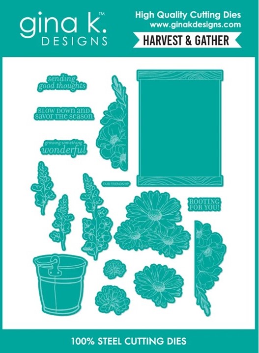 **NEW* - Gina K Designs - Harvest and Gather - DIE