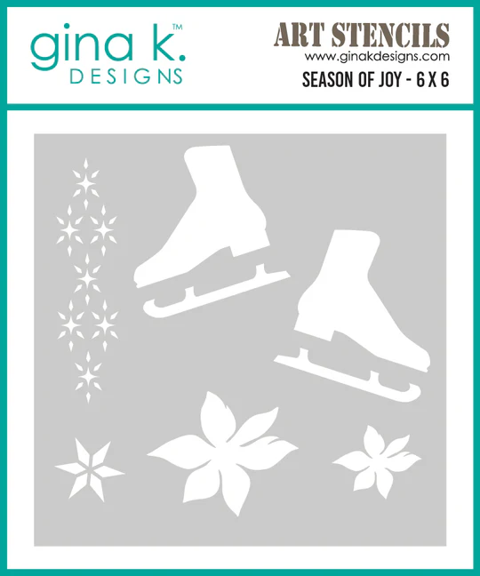 *NEW* - Gina K Designs - Season of Joy - STENCIL