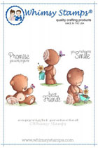 Whimsy Stamps - Teddy Best Friends - Lee Holland Collection