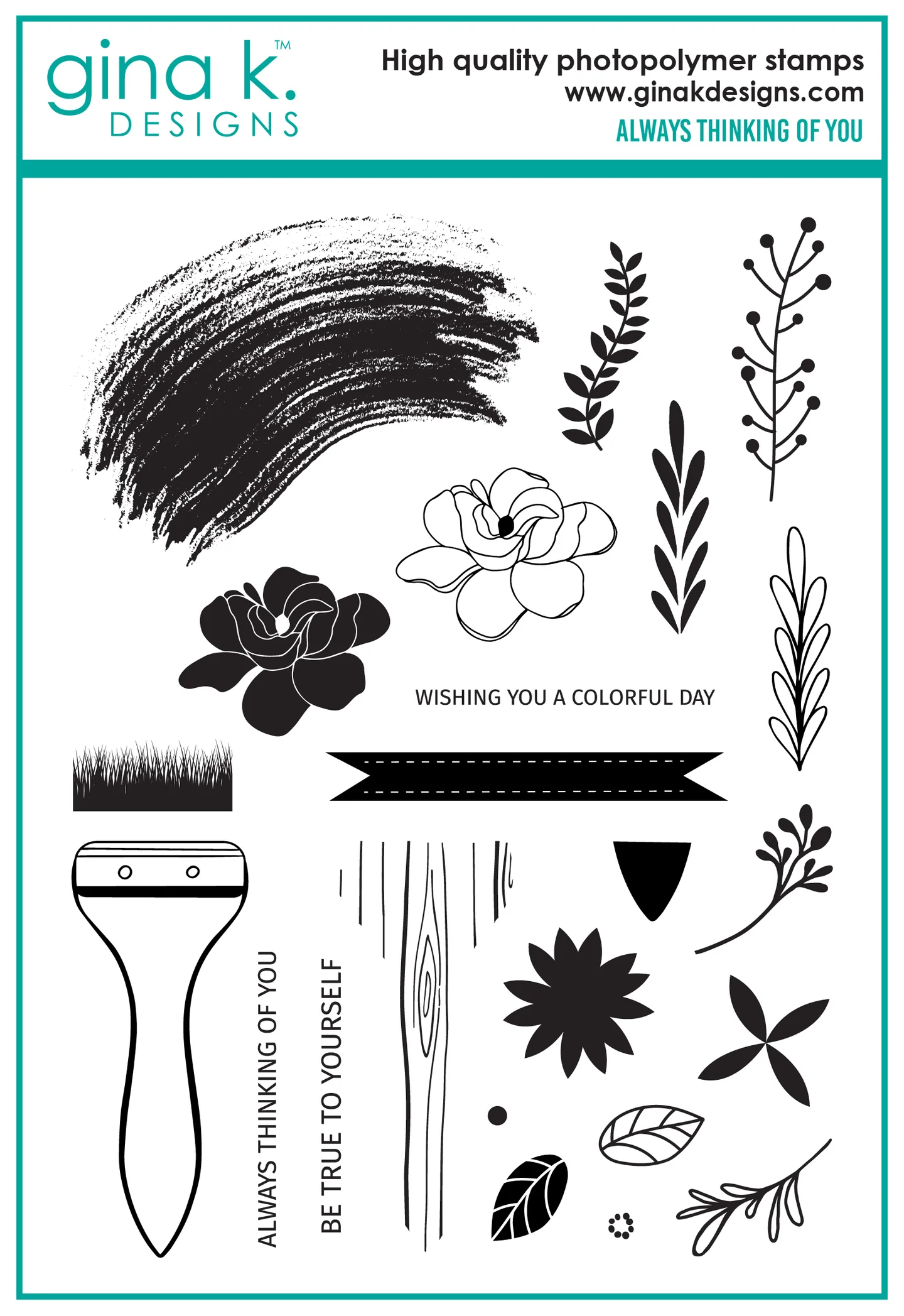 Gina K Designs - Always Thinking of You - STAMPS