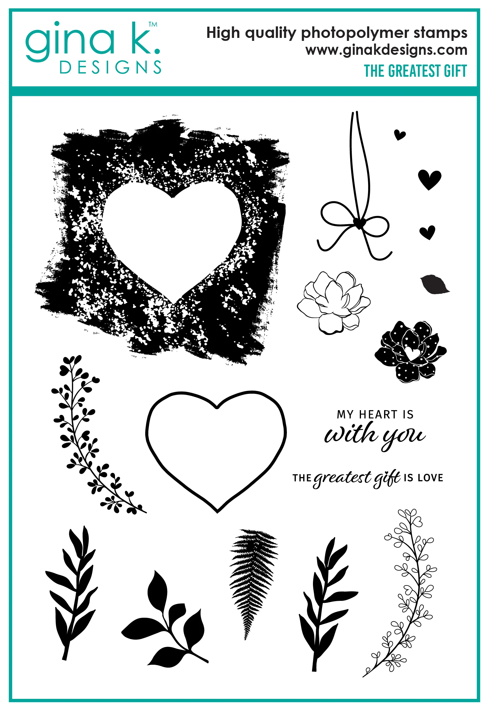 Gina K Designs - The Greatest Gift - STAMPS