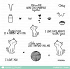 Mama Elephant - Purrfect Pair Stamp Set