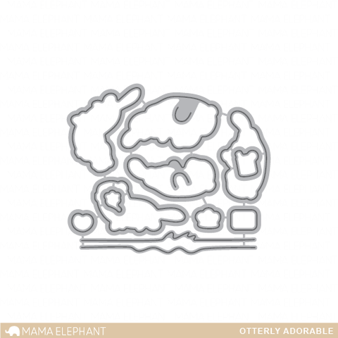 Mama Elephant - Otterly Adorable - Creative Cuts