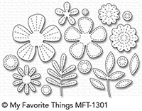 My Favorite Things -  Stitched Blooms Die-namics