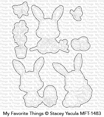 My Favorite Things - SY Easter Bunnies Die-namics