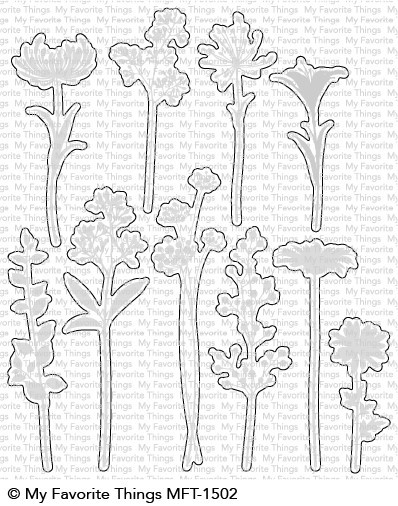 My Favorite Things - Flower Silhouettes - Die-namics