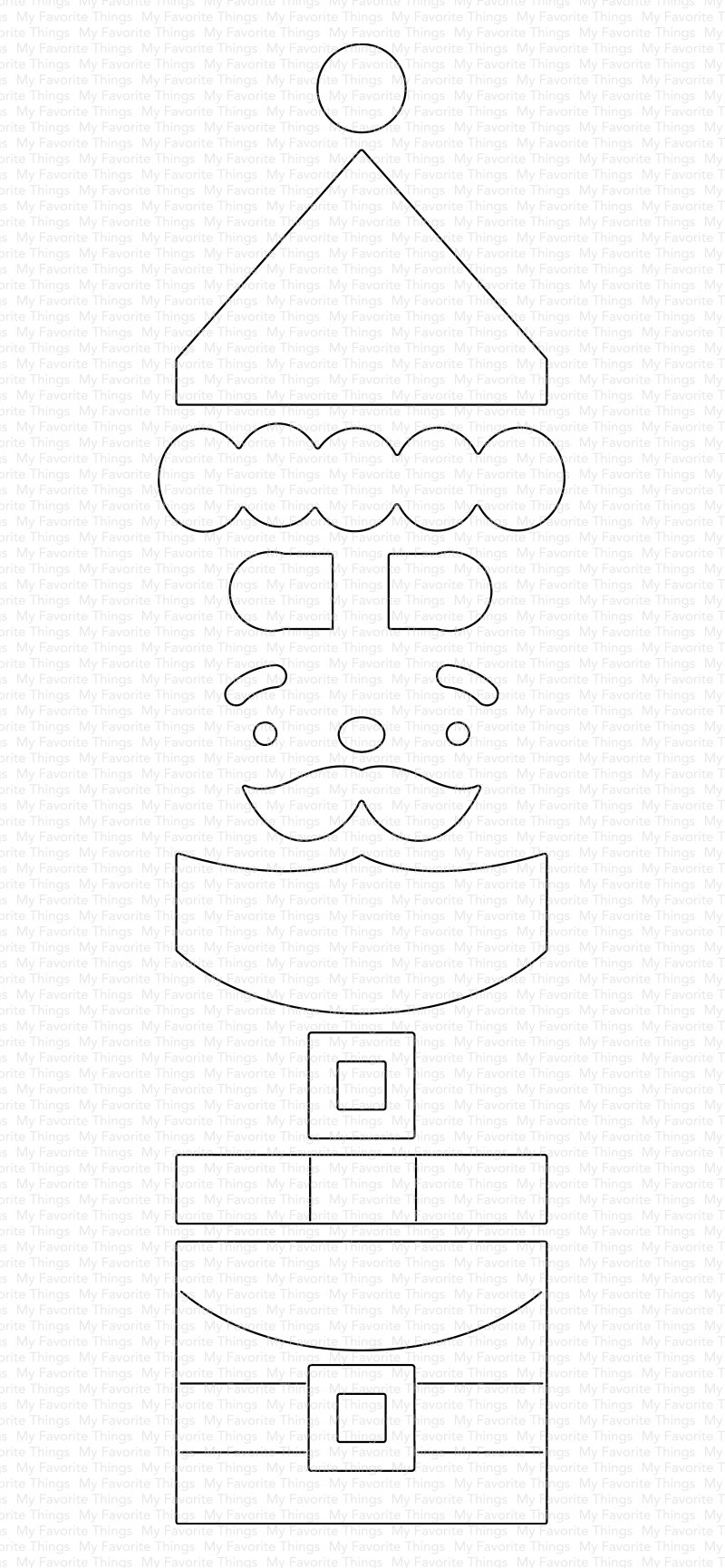 My Favorite Things - Christmas Crew - Santa Die-namics