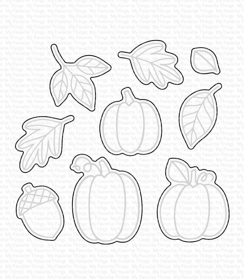 My Favorite Things - Autumn Blessings Die-namics