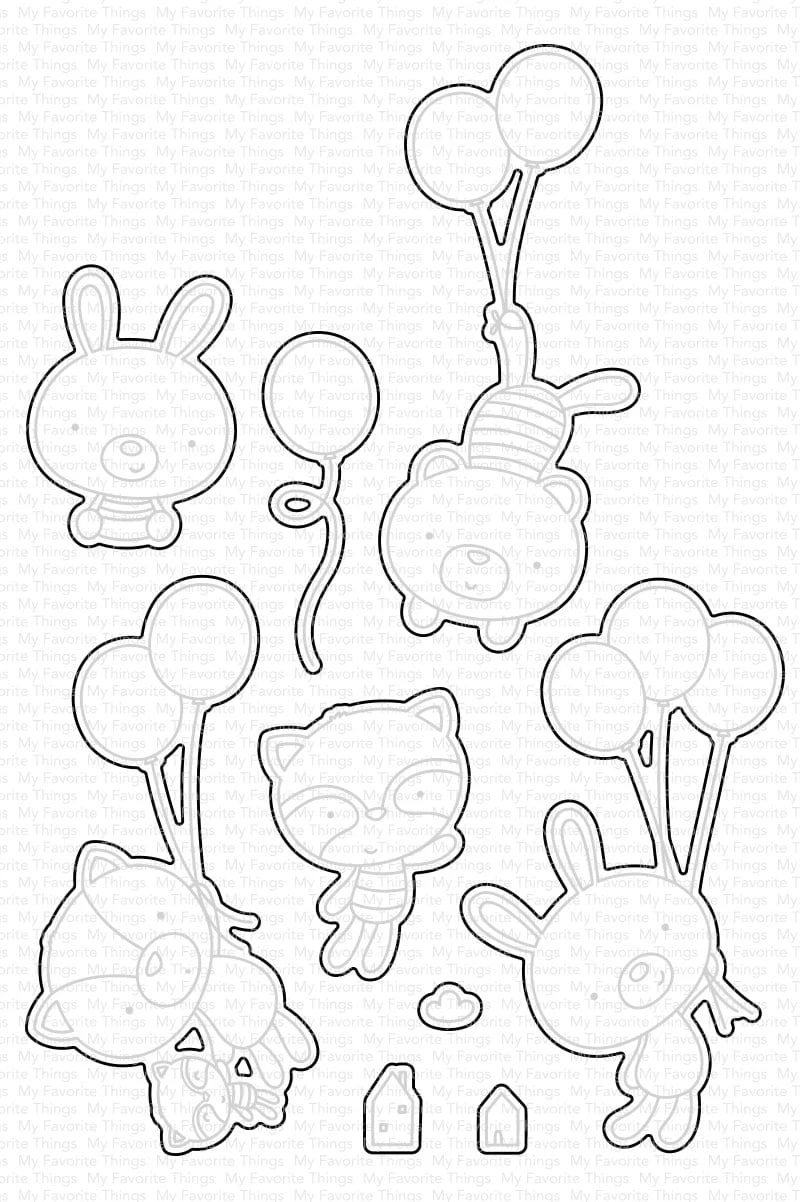My Favorite Things - Balloon Besties Die-namics