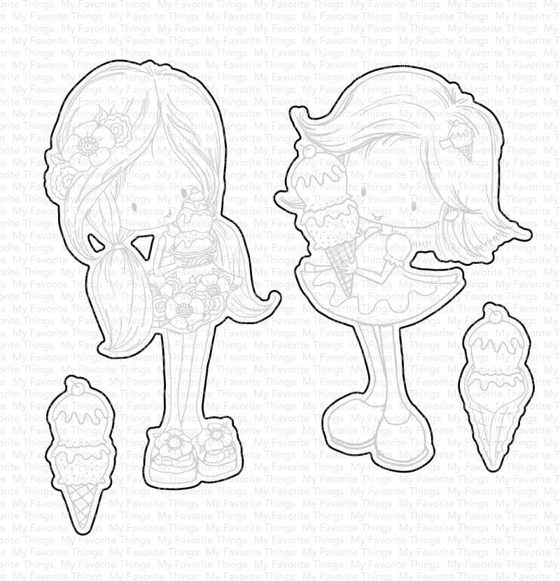 My Favorite Things - TI Double Scoop of Cute Die-namics