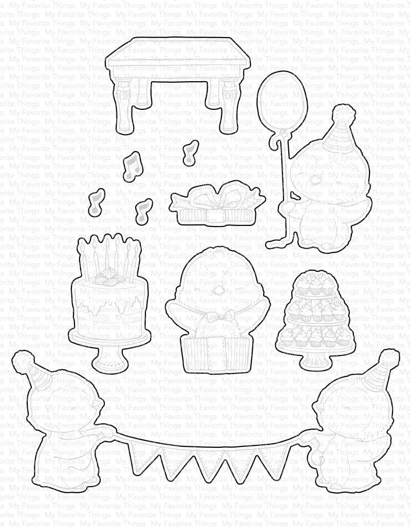 My Favorite Things - SY Penguin Party Die-namics