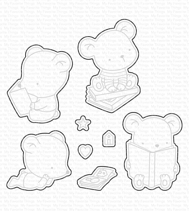 My Favorite Things - Bookworm Bears Die-namics