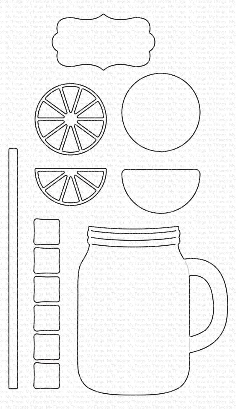 My Favorite Things - Mason Jar Mug Die-namics