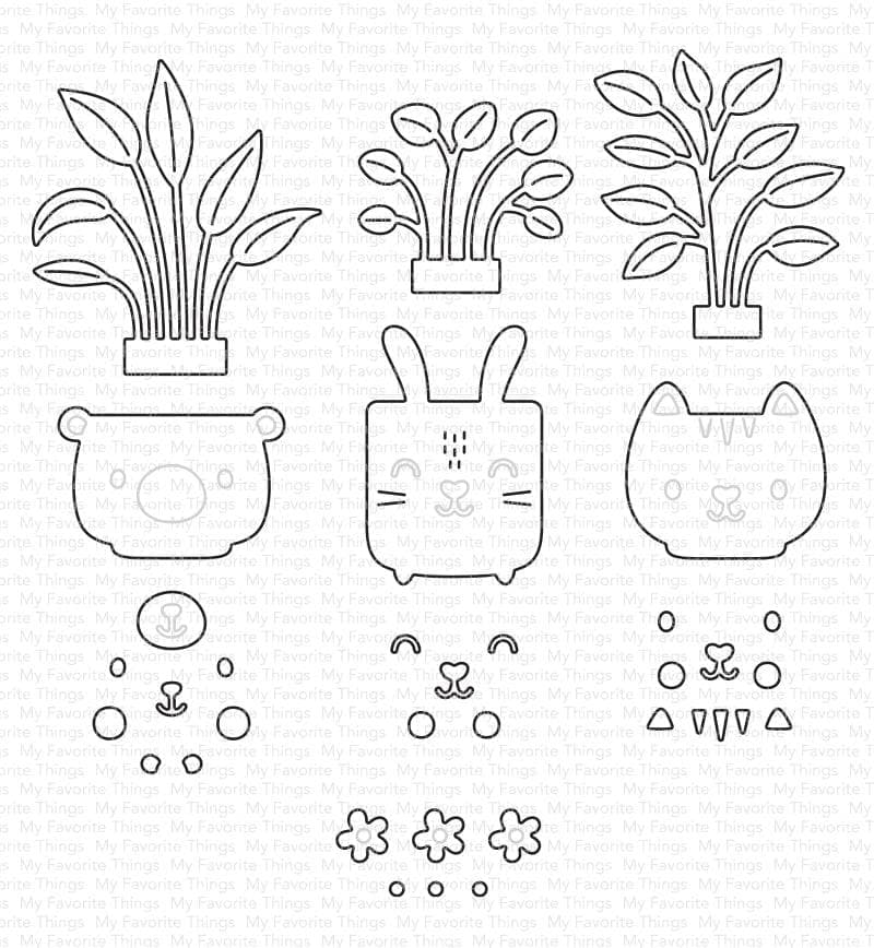 My Favorite Things - Potted Pets Die-namics