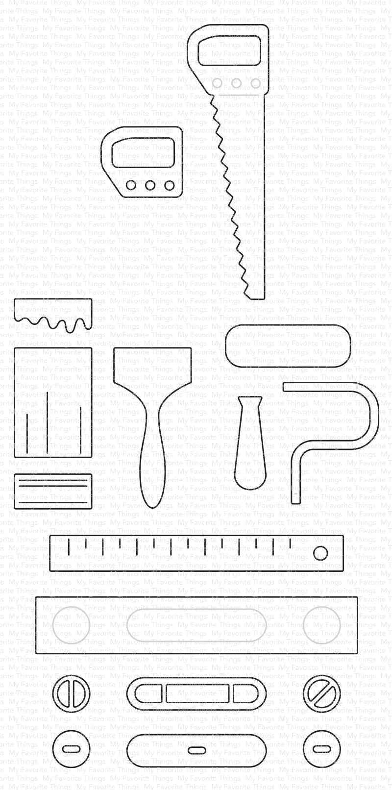 My Favorite Things - In the Toolbox Set 1 Die-namics