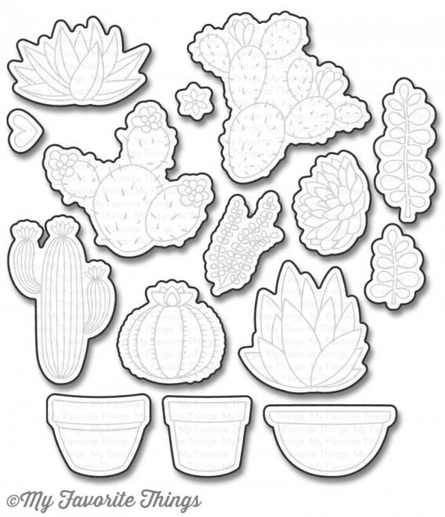 My Favorite Things -  Sweet Succulents Die-namics