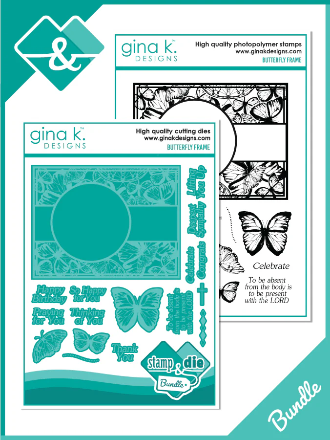 Gina K Designs - Butterfly Frame - BUNDLE