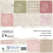 Whimsy Stamps - Isabella 6 x 6 Papers - Paper Packs and Enamel Dots