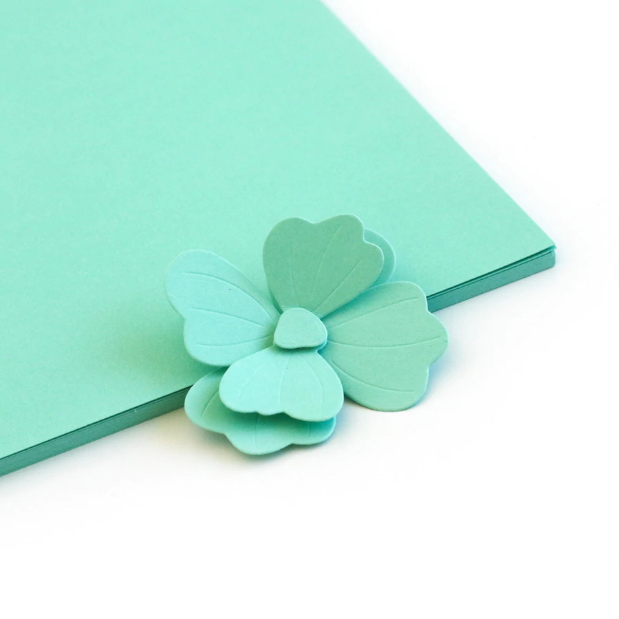 The Stamp Market - Color Crush Cardstock (5 Sheets Each) - Minty
