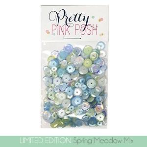 Pretty Pink Posh - Spring Meadow Sequins Mix