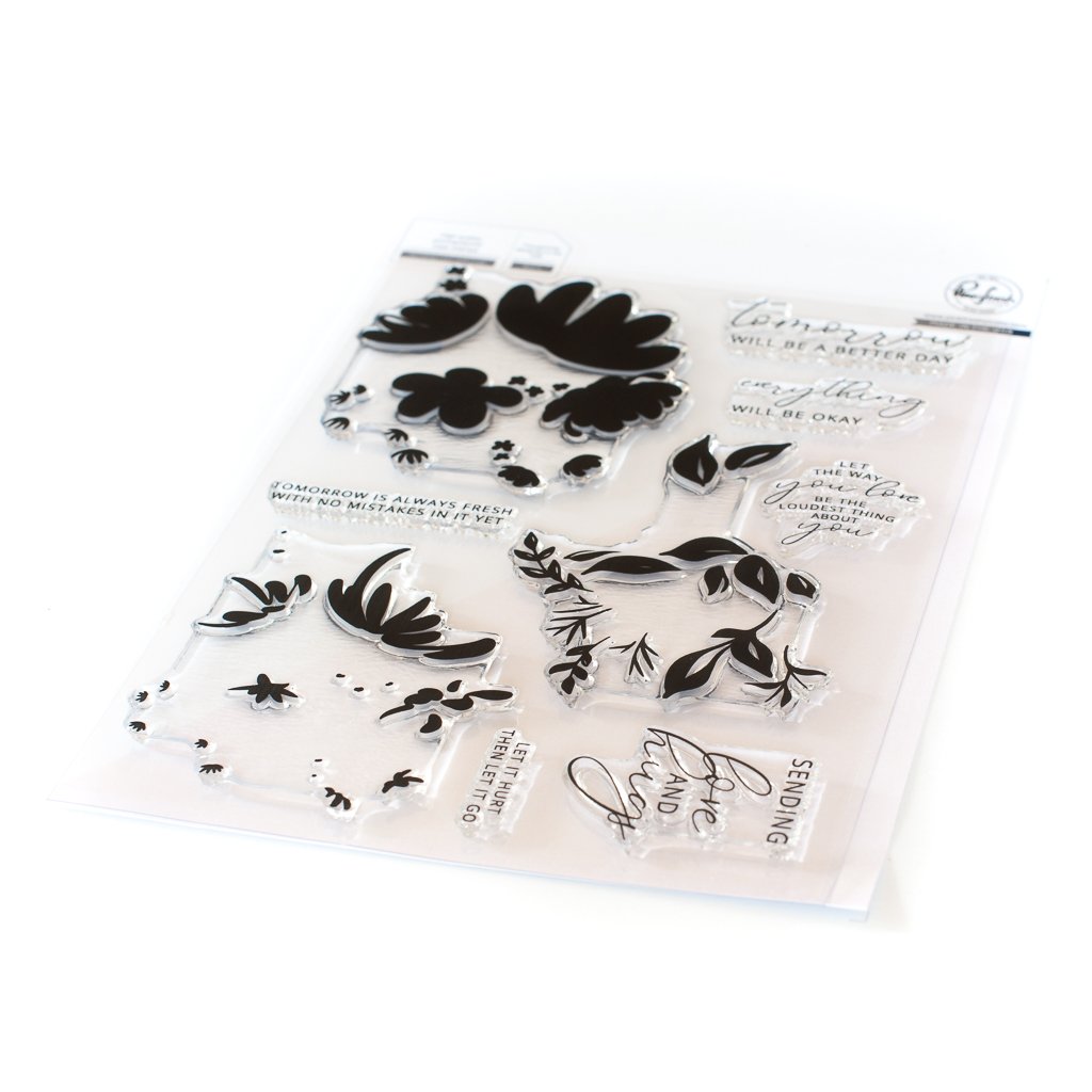 Pinkfresh Studio - Sending Love and Hugs Stamp Set - DISCONTINUED