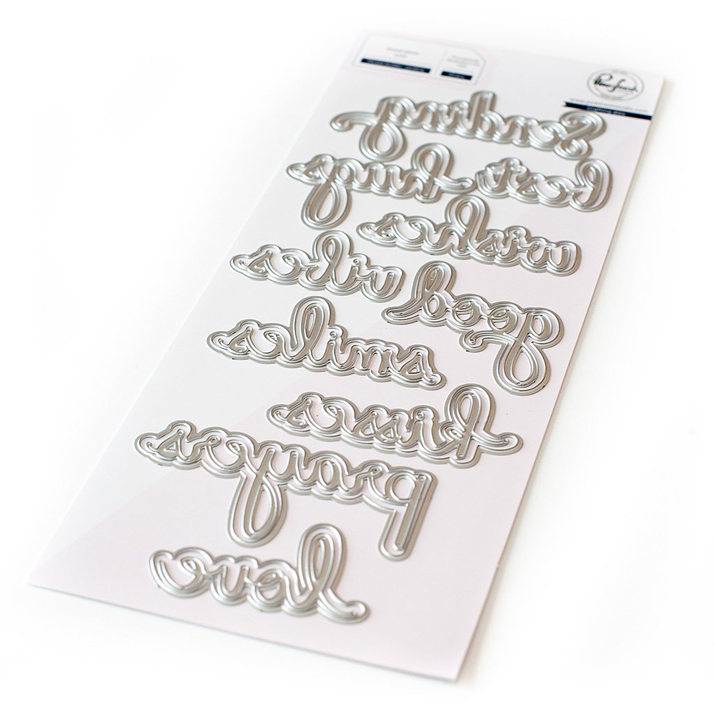 Pinkfresh Studio - Phrase builder: sending die set