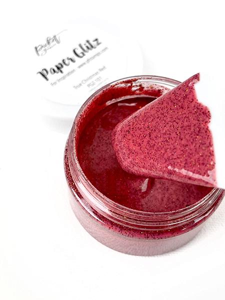 Picket Fence Studios - Paper Glitz - True Christmas Red