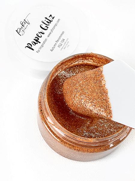 Picket Fence Studios - Paper Glitz - Autumn Persimmon