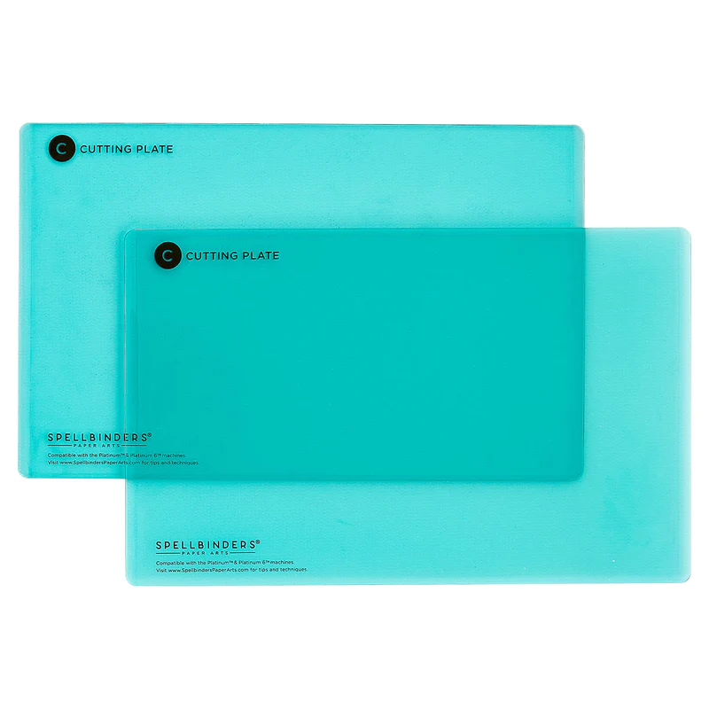 Spellbinders - Teal Extended Cutting Plates (C) 2 Pack