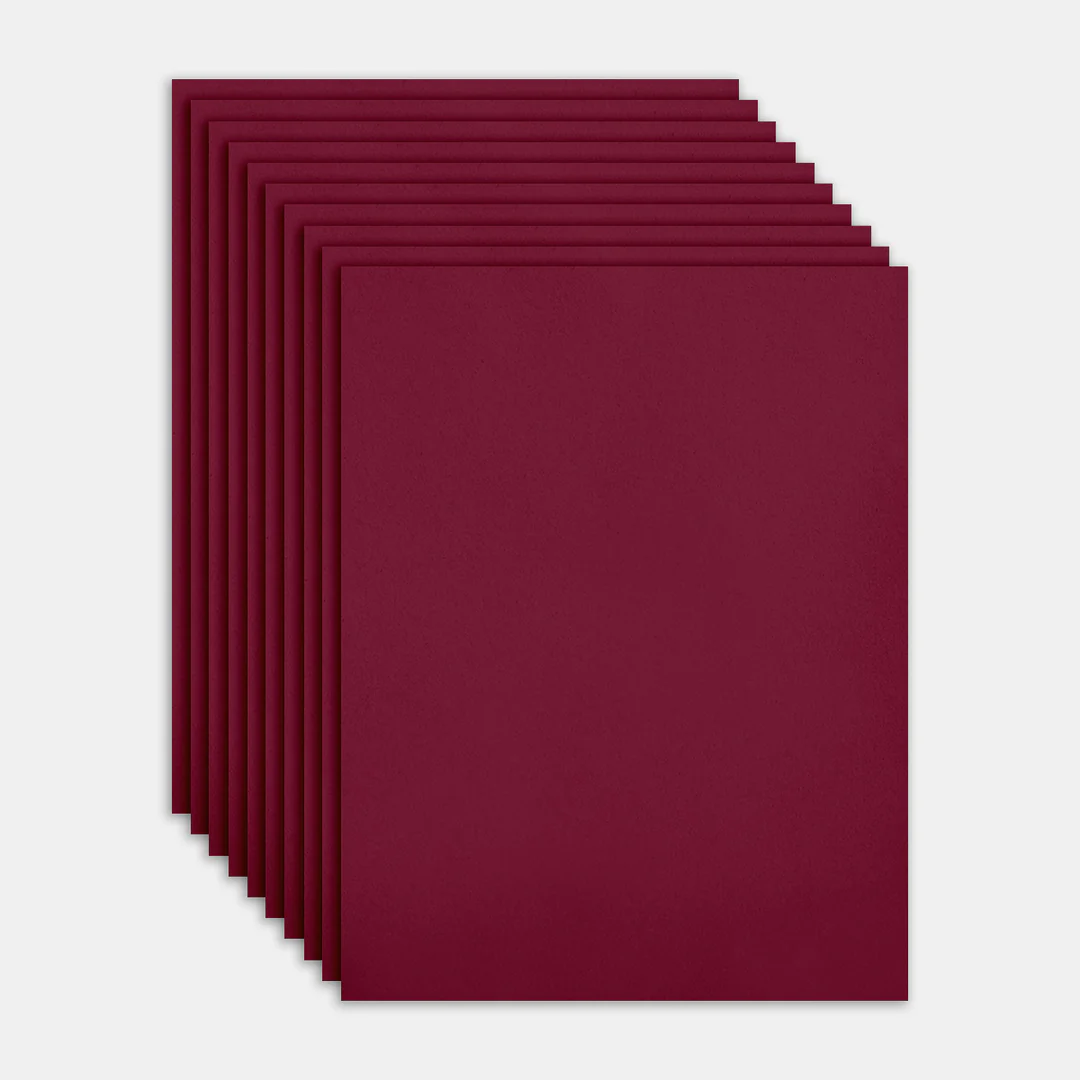 Gina K Designs - Cranberry- Heavy Weight - CARD STOCK 8.5 X 11