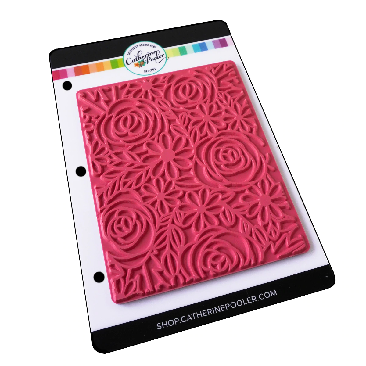 Catherine Pooler - Coming Up Roses Background Stamp