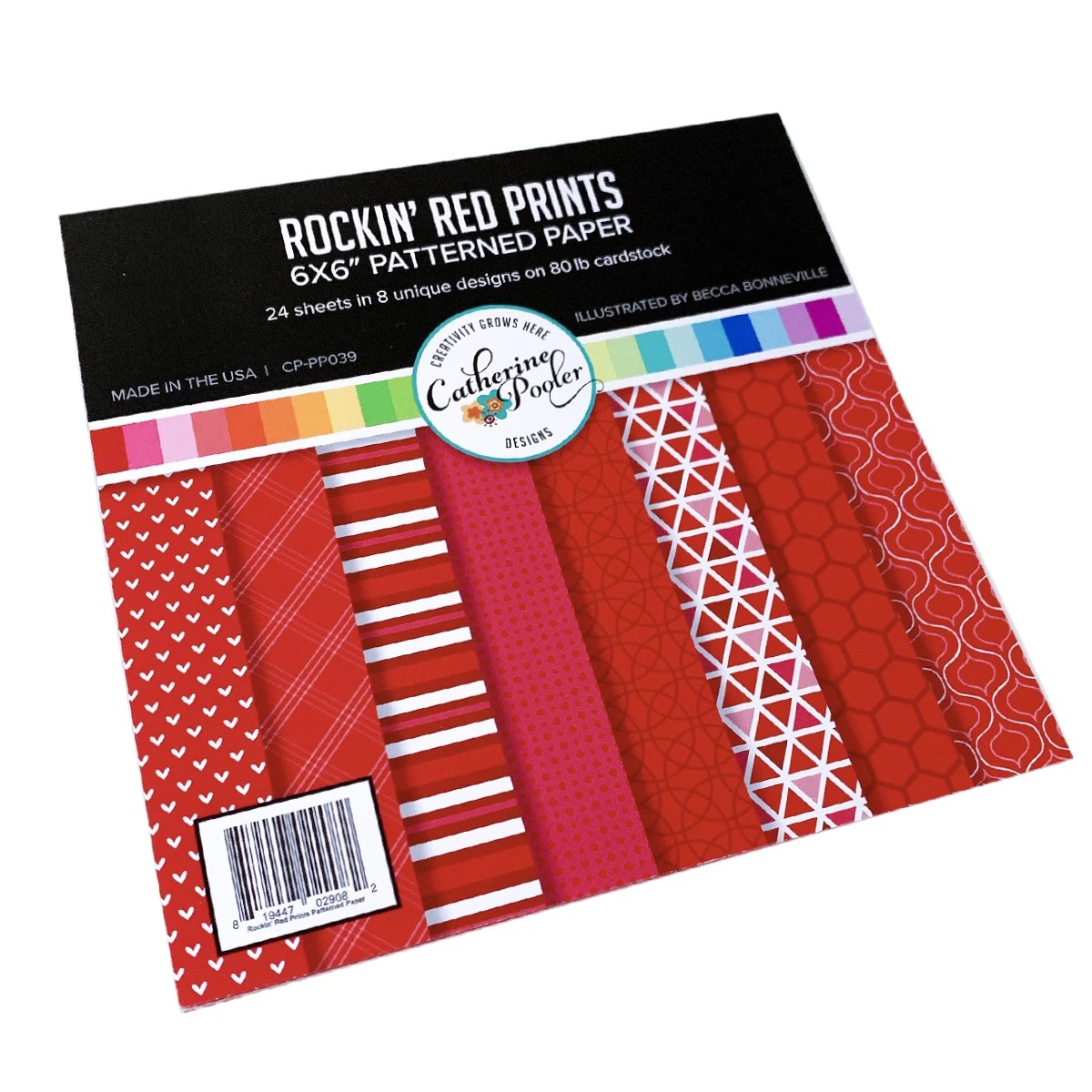 Catherine Pooler - Rockin' Red Prints Patterned Paper