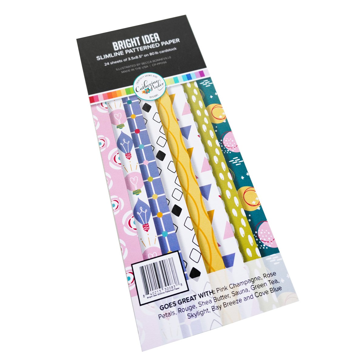 Catherine Pooler - Bright Idea Slimline Patterned Paper