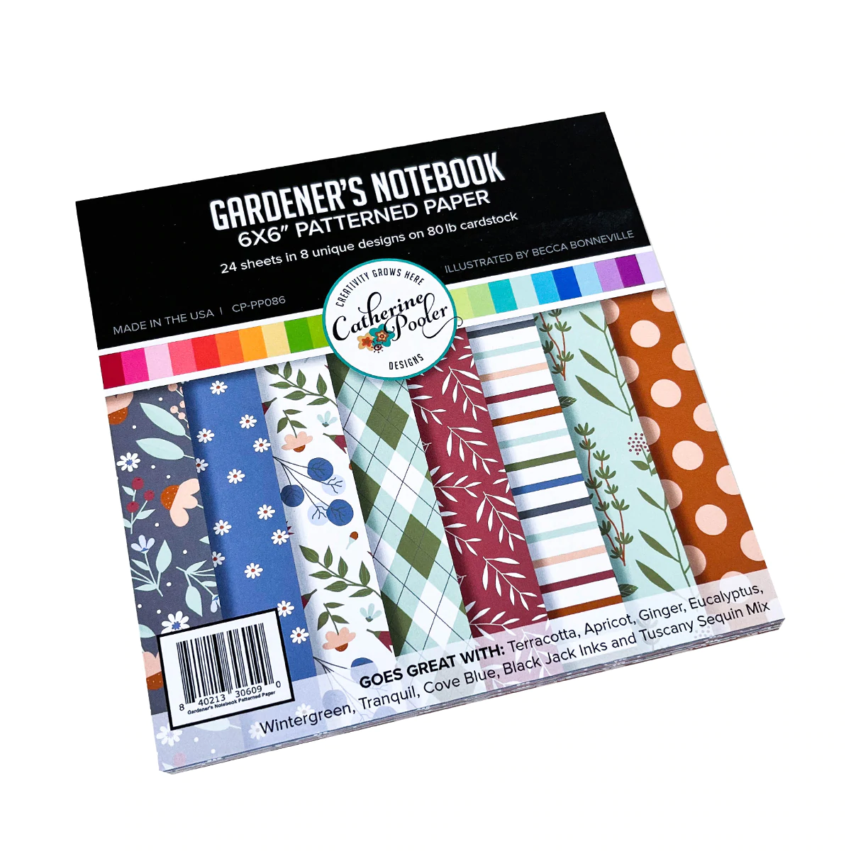 Catherine Pooler - Gardener's Notebook Patterned Paper
