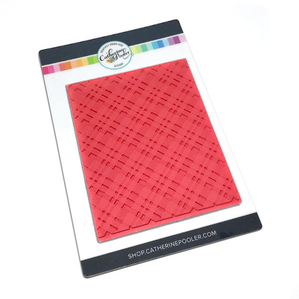Catherine Pooler - Plaid Background Stamp