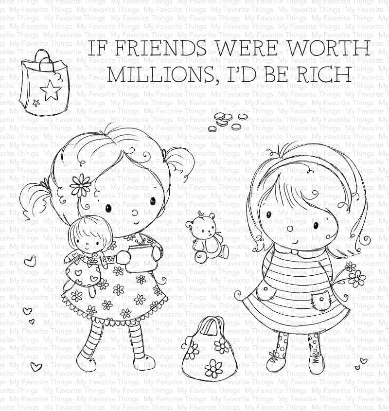 My Favorite Things - RAM Million Dollar Friends STAMP AND MATCHING DIE
