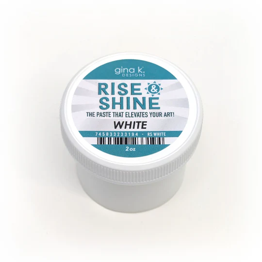 **NEW* - Gina K Designs - Rise and Shine Stencil Paste- White - TOOL