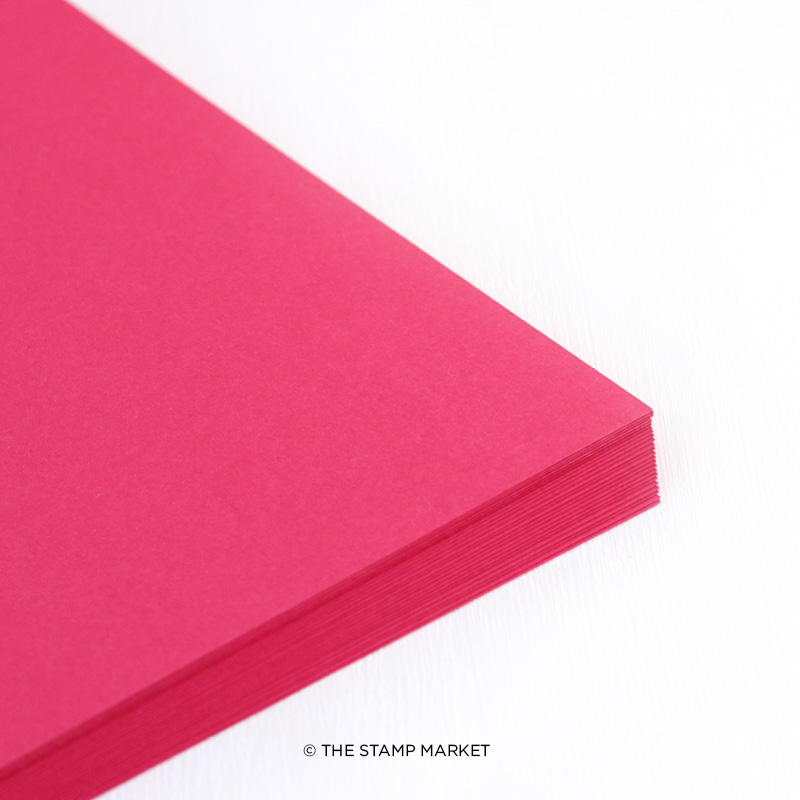 The Stamp Market - Color Crush Cardstock (5 Sheets Each) - Raspberry