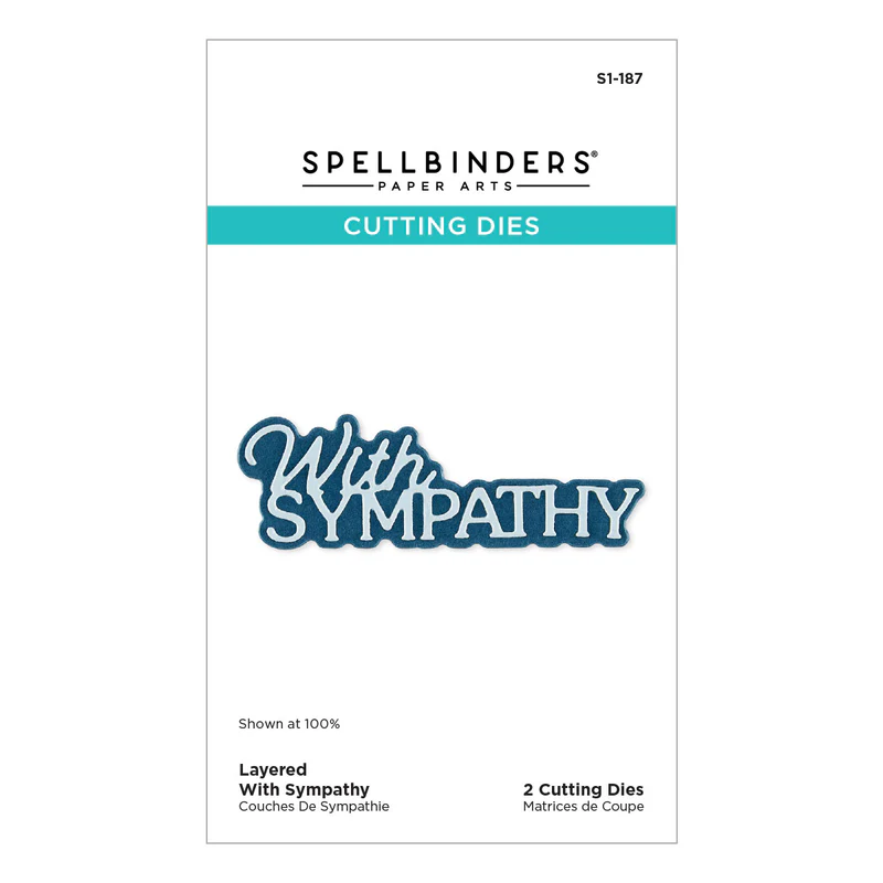 **NEW* - Spellbinders - Layered With Sympathy Etched Dies