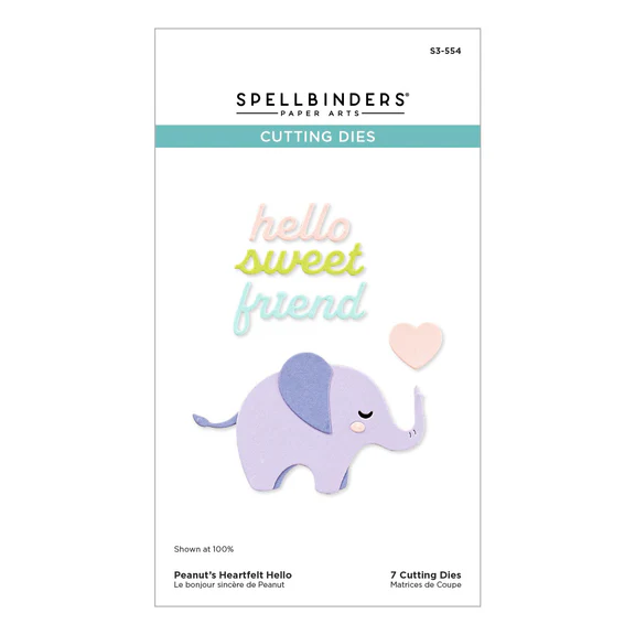 Spellbinders - Peanut's Heartfelt Hello (SB10)